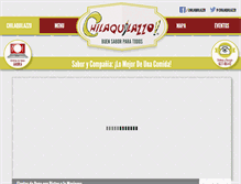 Tablet Screenshot of chilaquilazzo.com